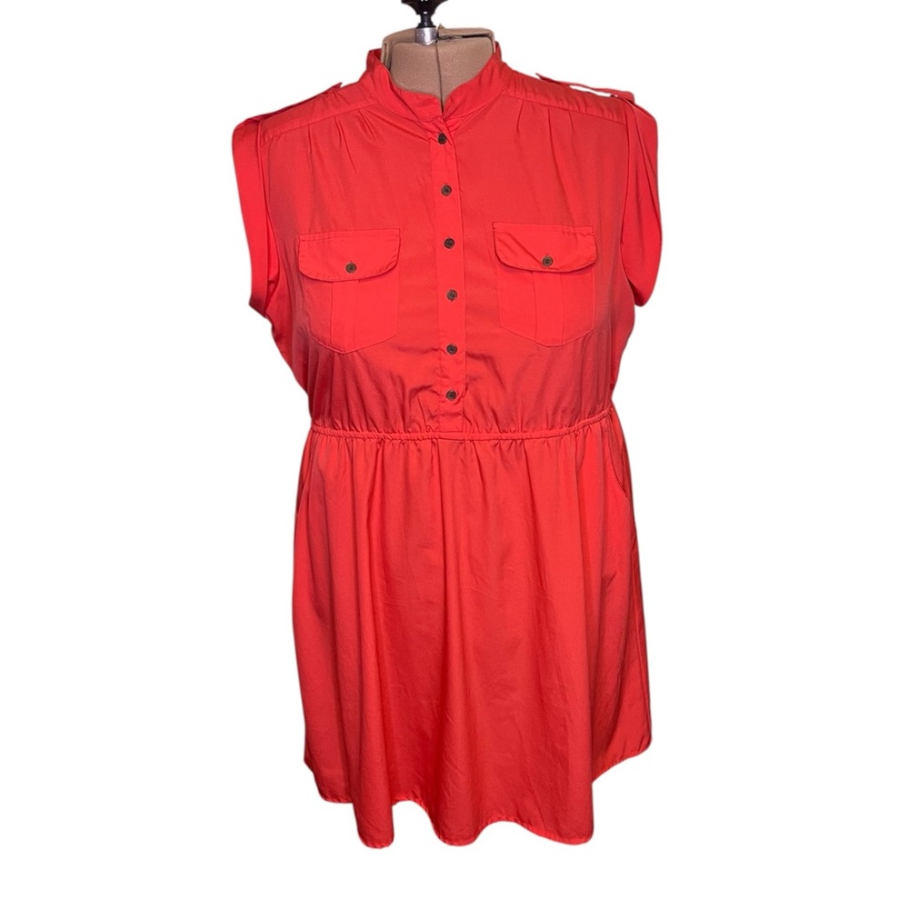 Speed Control Vibrant Coral Dress